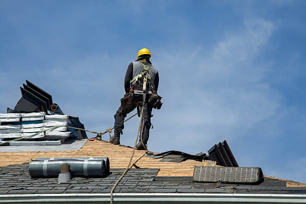 Professional Flat Roof Repair technician working in Granville, IL